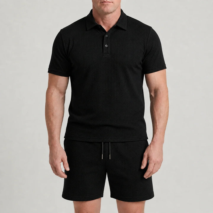 Capri Set – Men’s Ultra Comfortable Shorts and Polo Shirt