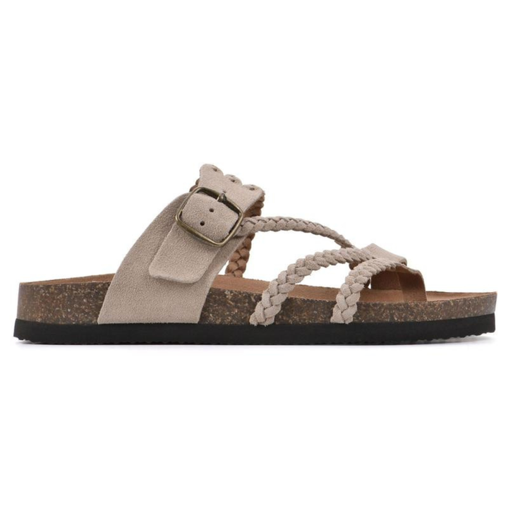 IRENE | Woven Cork Sandals