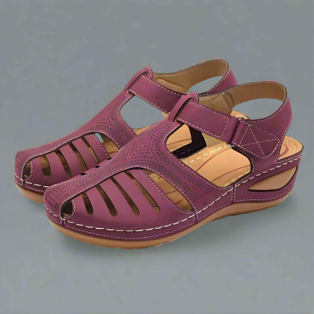 Hanna Corrective Orthopedic Sandals, view 3 - Elena Harper