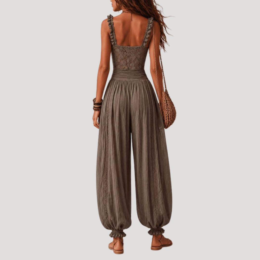 Loose Fitting Sleeveless Casual Jumpsuit for Women
