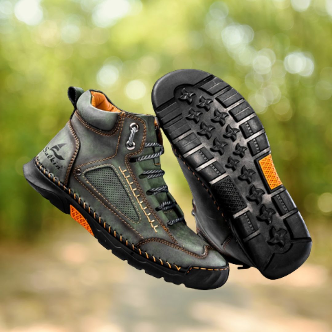 Simone Durable Leather Boot, view 2 - Elena Harper