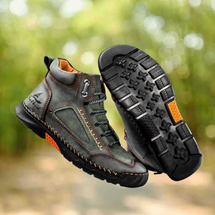 Simone Durable Leather Boot, view 2 - Elena Harper