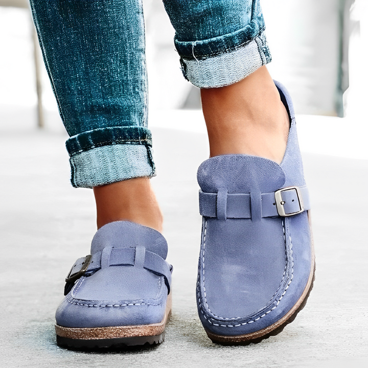 Brynn Orthopedic Mules, view 4 - Elena Harper