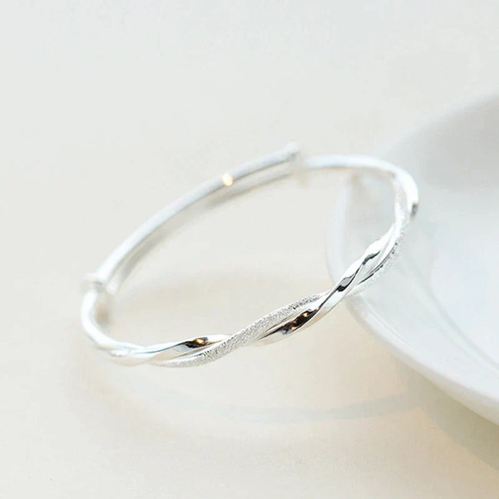 Ximena™  |  Braided Silver Bracelet