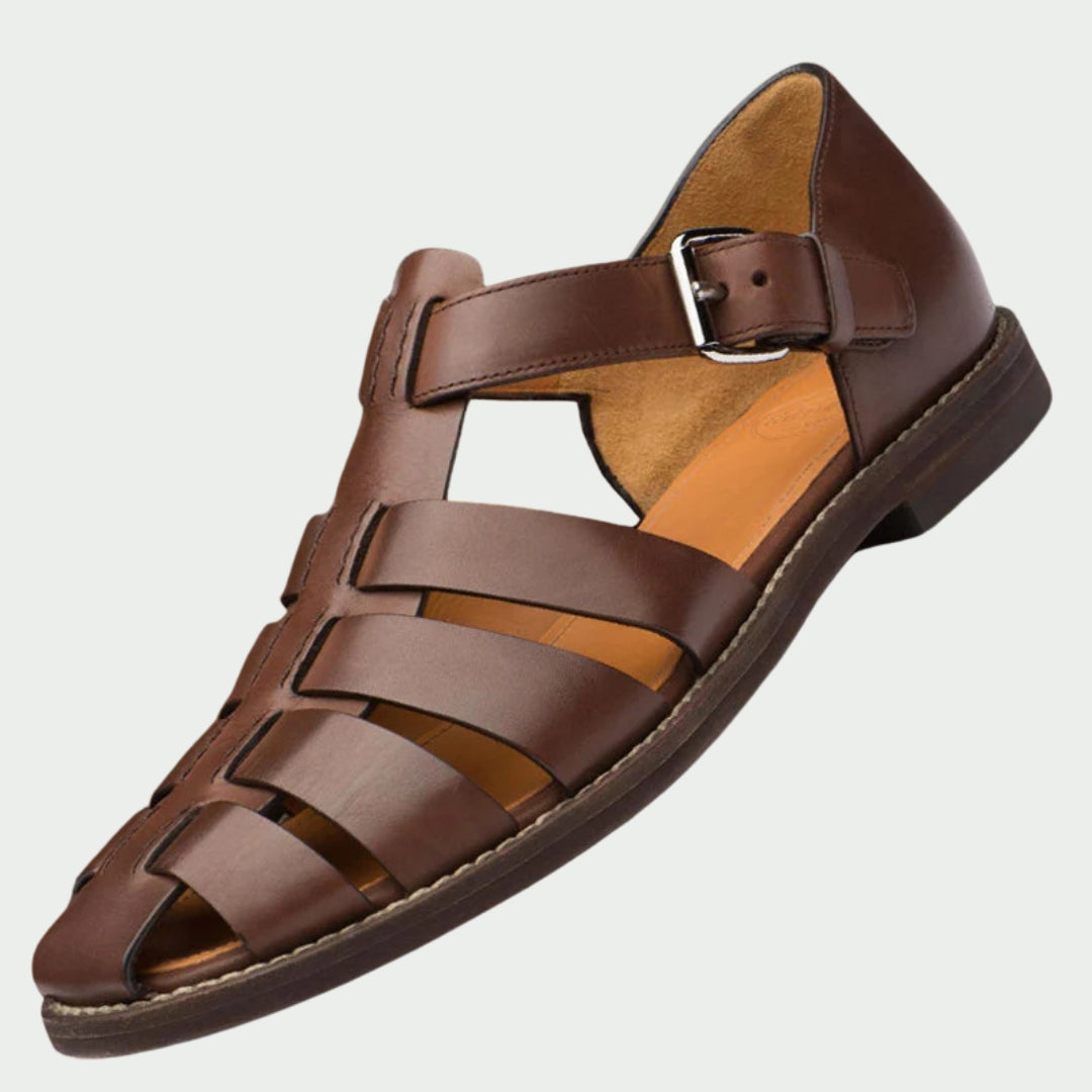Men's Gladiator Flat Sandals – Stylish Comfort for Summer