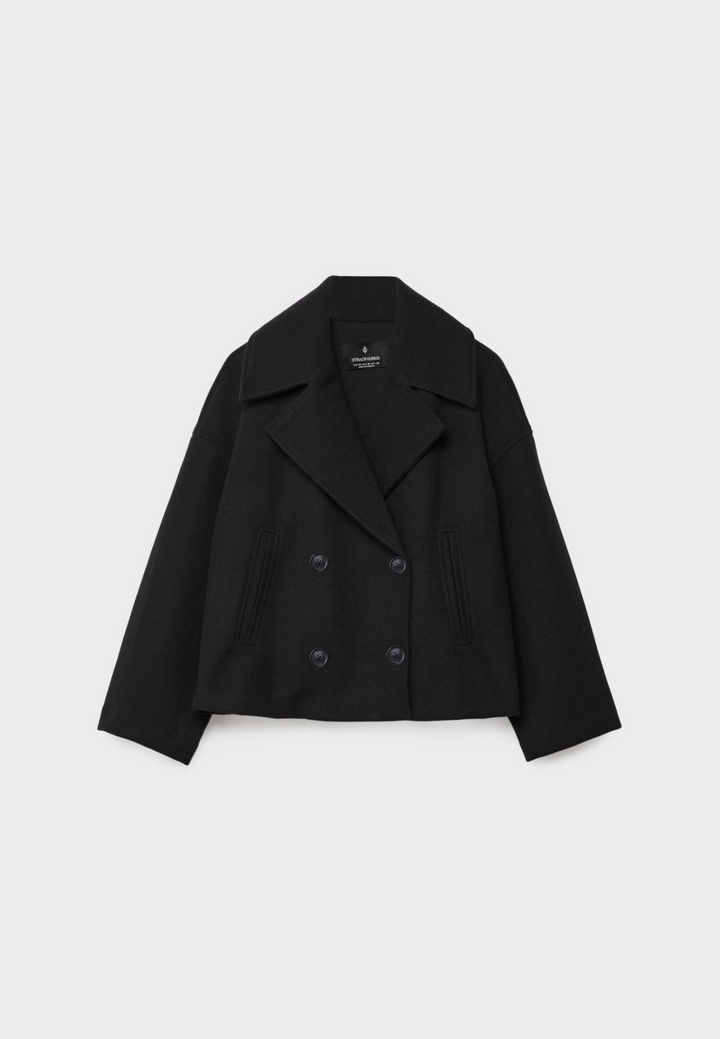 Elegant Cropped Women's Jacket Premium Tailored Design, view 2 - Elena Harper