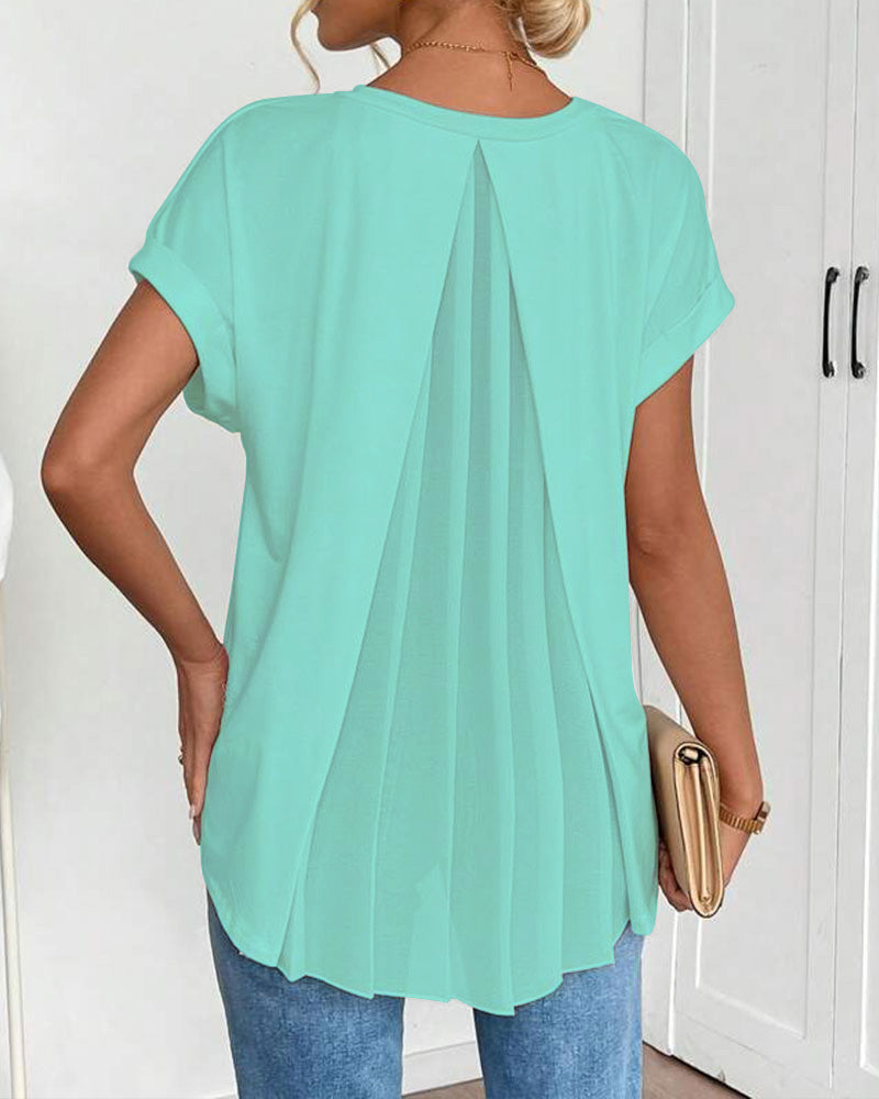 TRUDE CLASSIC SHORT-SLEEVED BLOUSE