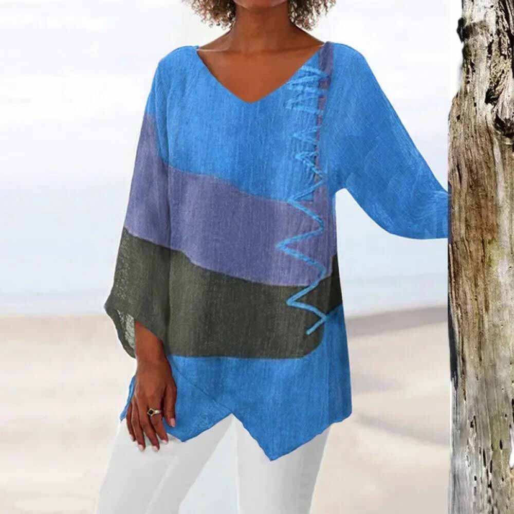 Caitlin Belly-Covering Blouse, view 3 - Elena Harper