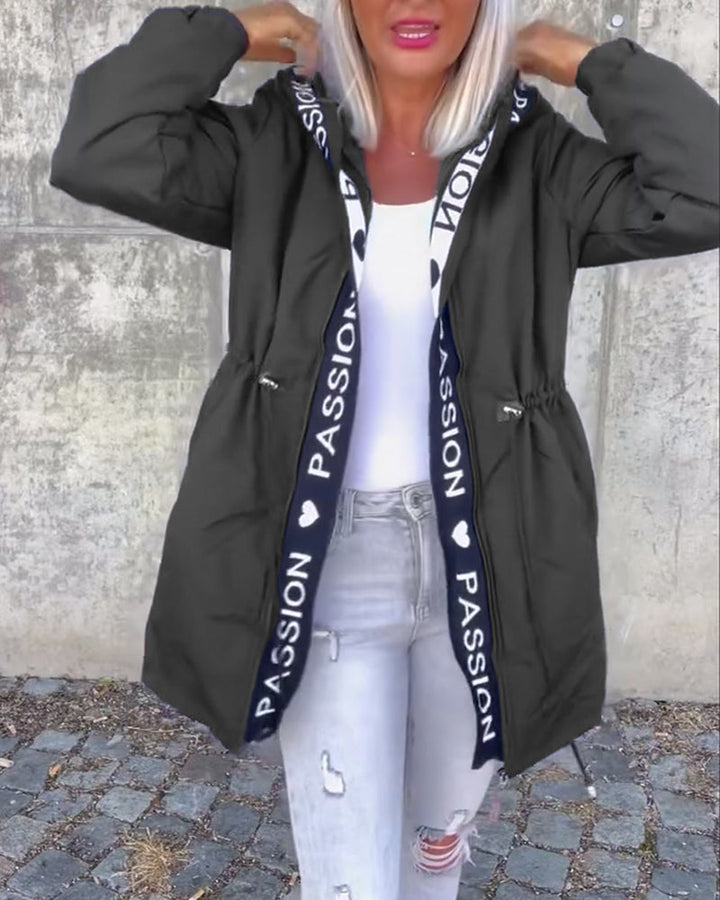 Alexa™ - Casual Coat with Hood