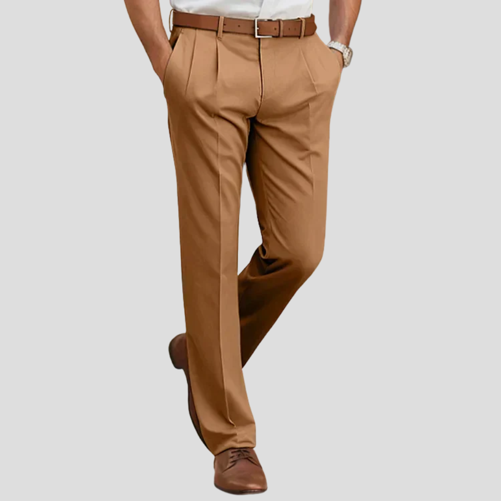 Classic Business Pants for Men, view 2 - Elena Harper