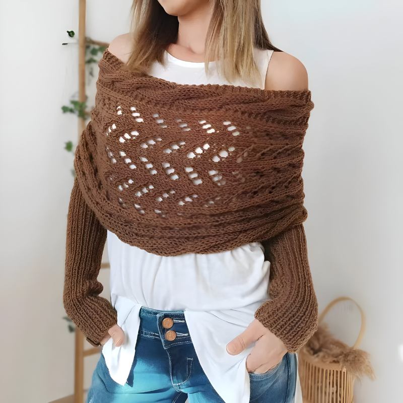 Saren™ | Warm Knitted Scarf