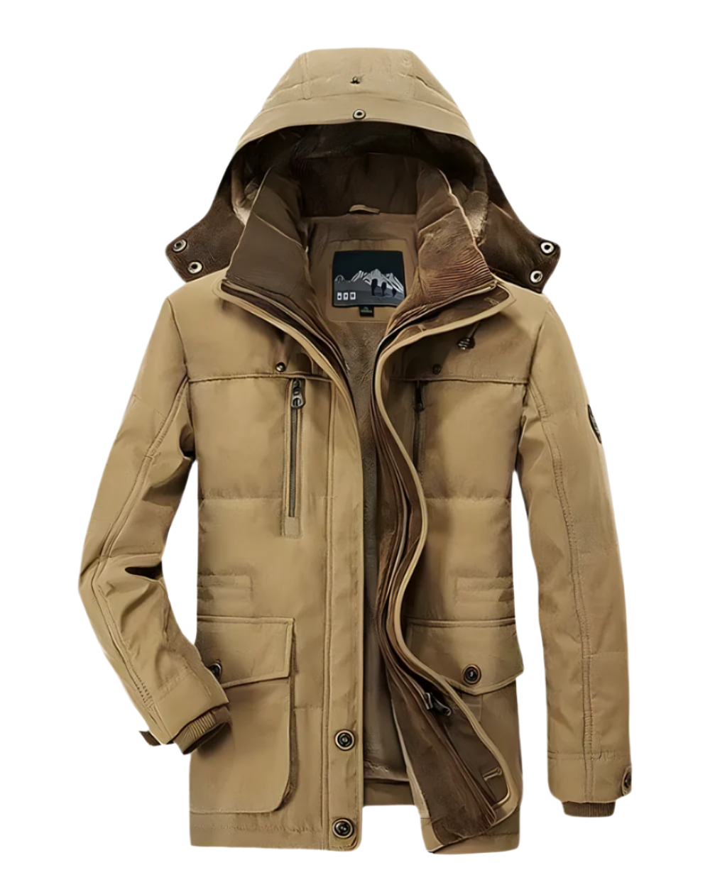 Francesco Puffed Winter Jacket, view 3 - Elena Harper