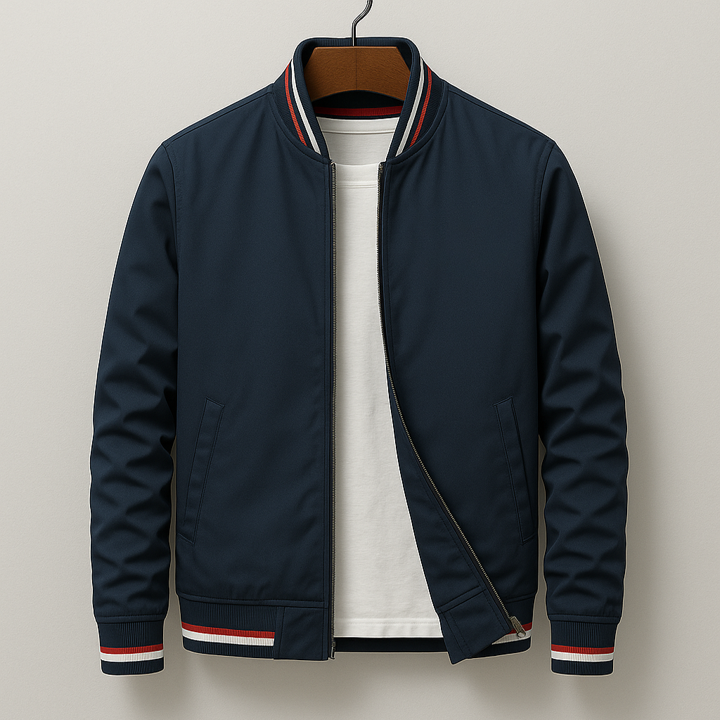 LAURENT MONACO | SUMMER BOMBER JACKET WITH STRIPES