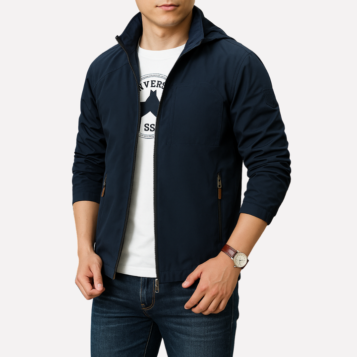 Classic Seasonal Jacket for Men, view 3 - Elena Harper