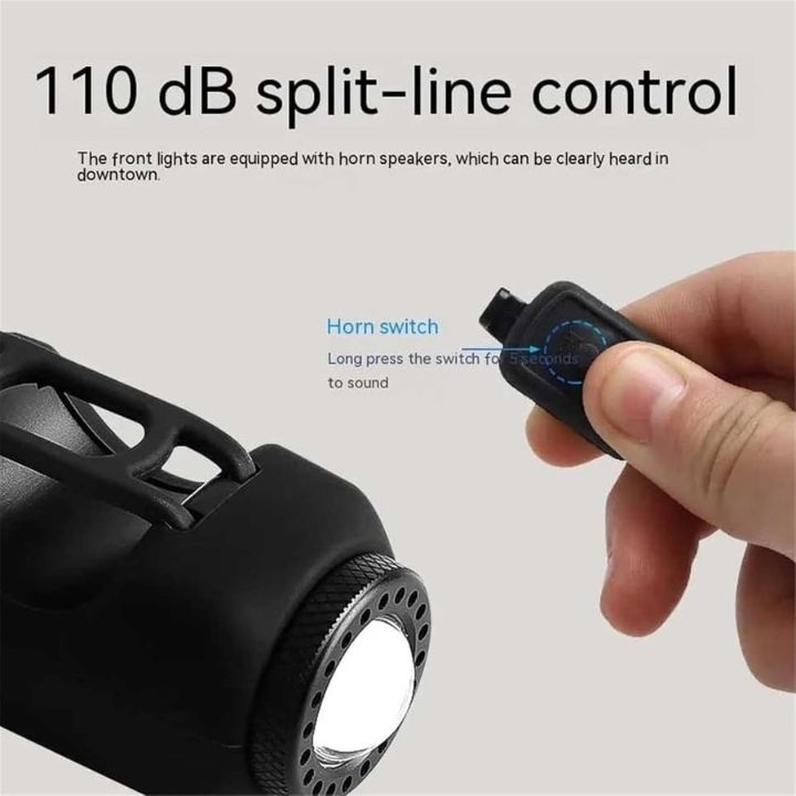 Bicycle Bell with Light – Loud, Waterproof & USB Rechargeable