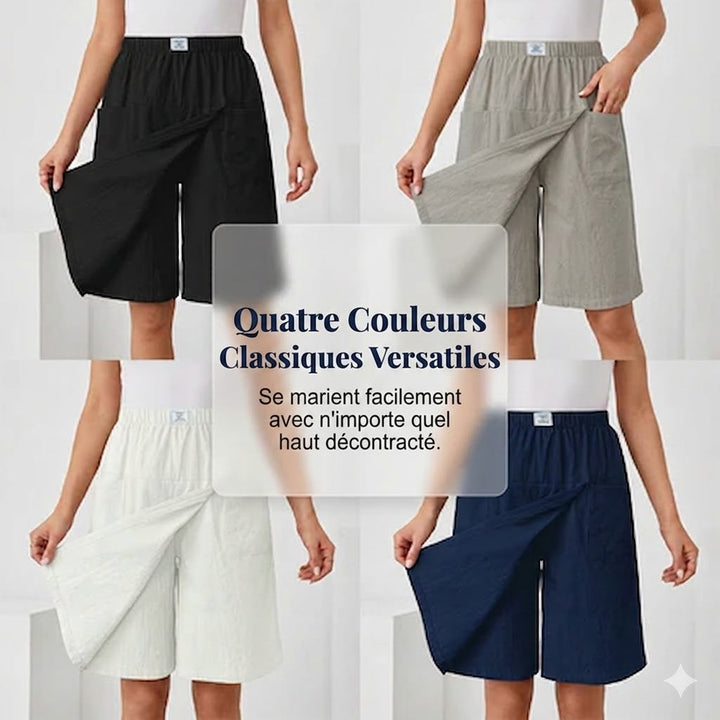 Libertine - Elastic Waist Skort with Pockets - Practical and Feminine