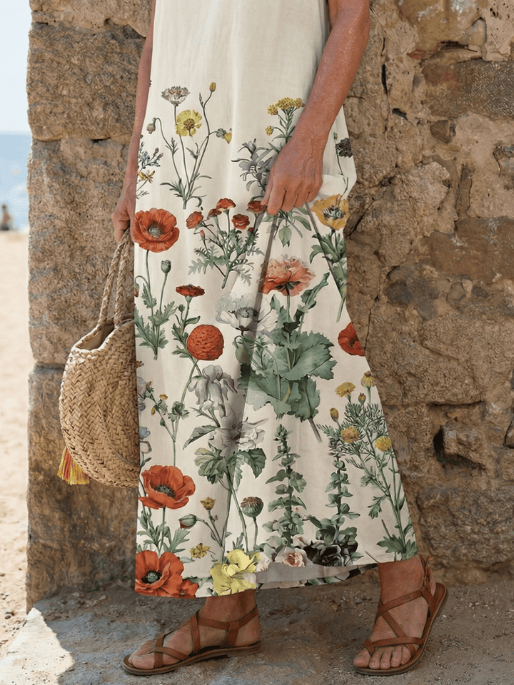 Emma & Rose Cape Town Cressa™ Featherlight Midi Dress in soft fabric with a flowing silhouette and elegant design.