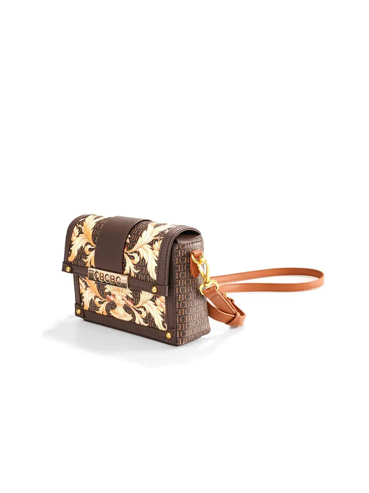 Quilted Stitch Chain Crossbody Shoulder Bag