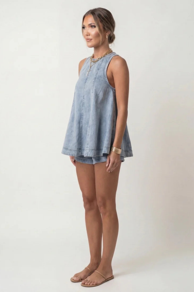 Mira™ | Casual Loose Denim Set