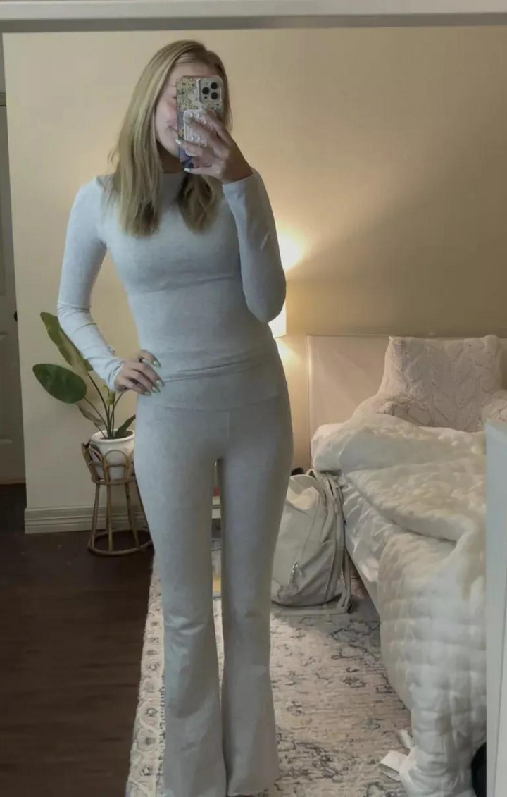 Hanna Soft Cotton Jersey Set, view 3 - Elena Harper