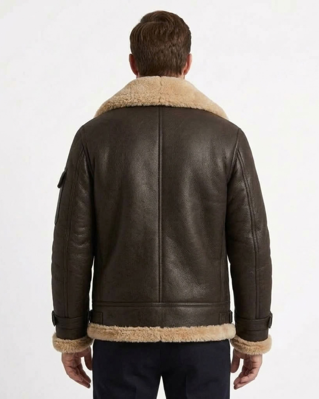 Structured Fleece-Lined Jacket For Men