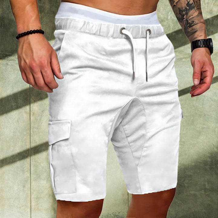 Stylish Men's Cargo Shorts, view 2 - Elena Harper