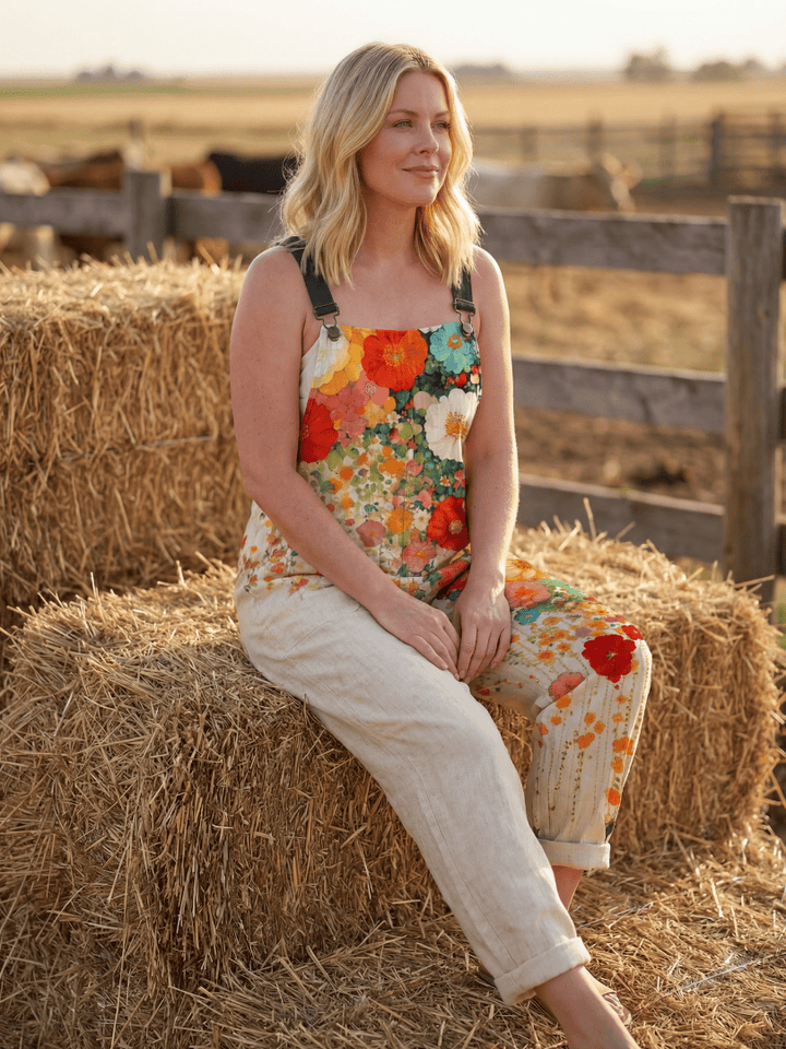 Vesia™  |  Floral Relaxed Jumpsuit