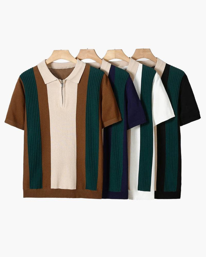 Emma & Rose half-zip knit sweater — men's winter knitwear