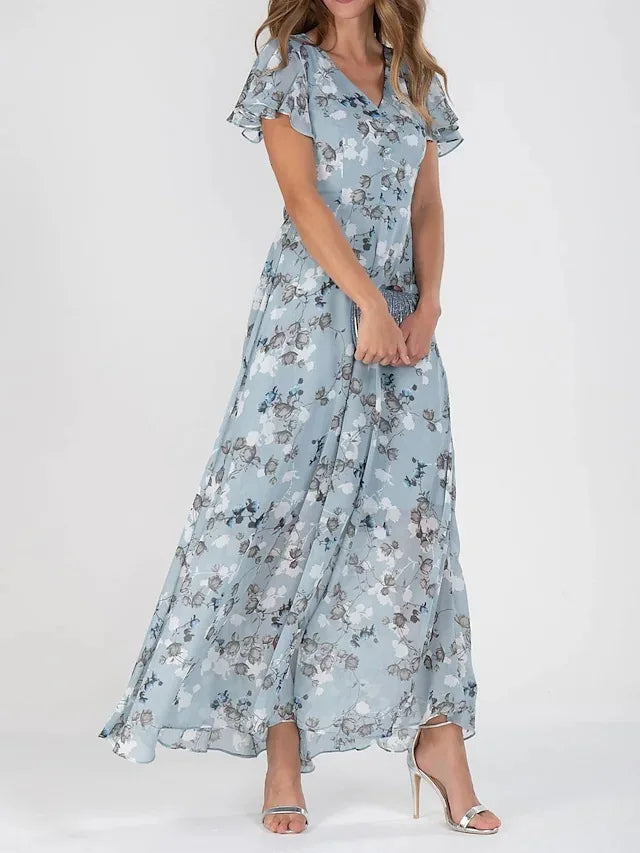 Nysha - Glamorous Dress with Belly Coverage for Women