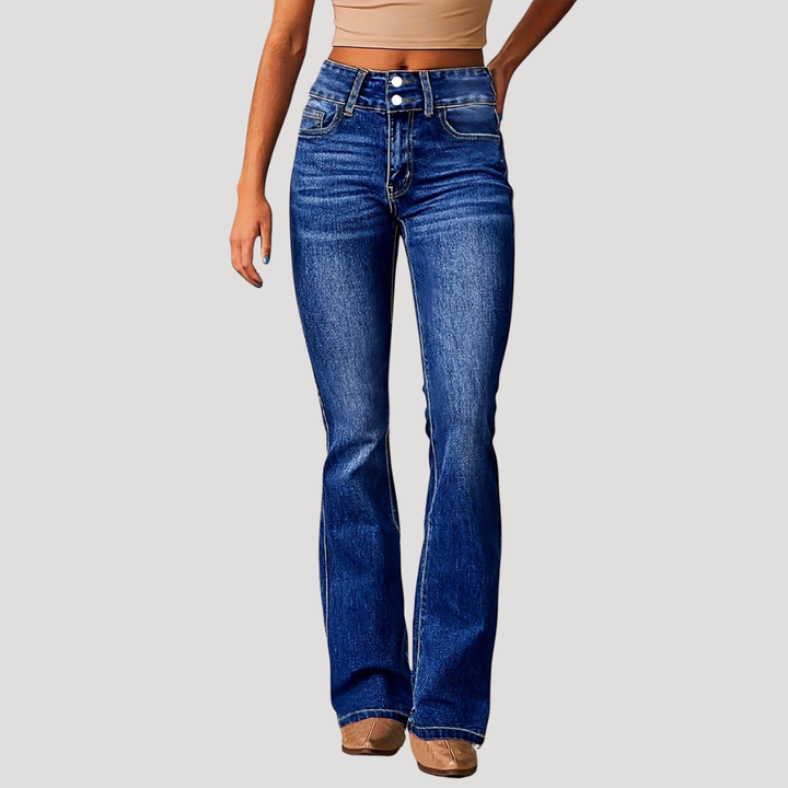 High-Waisted Bootcut Jeans for Women