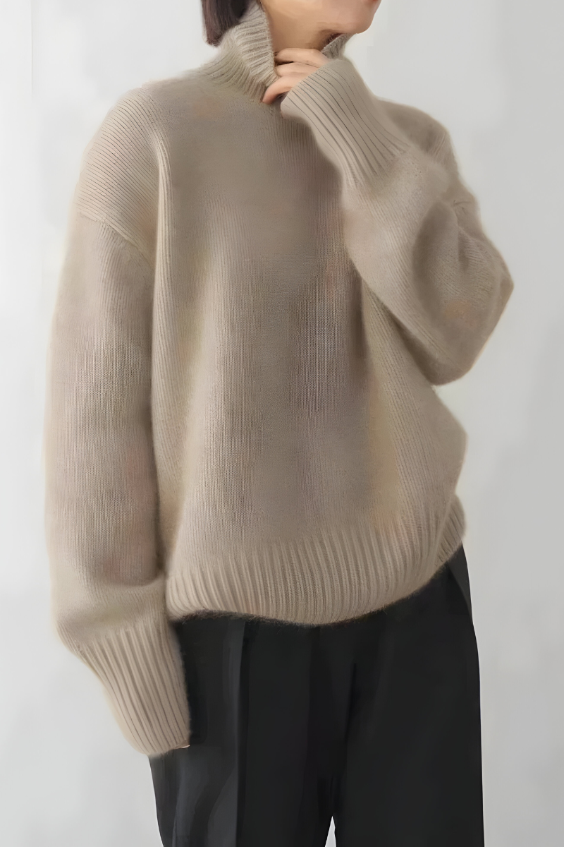 Elyn Knitted Turtleneck, view 3 - Elena Harper