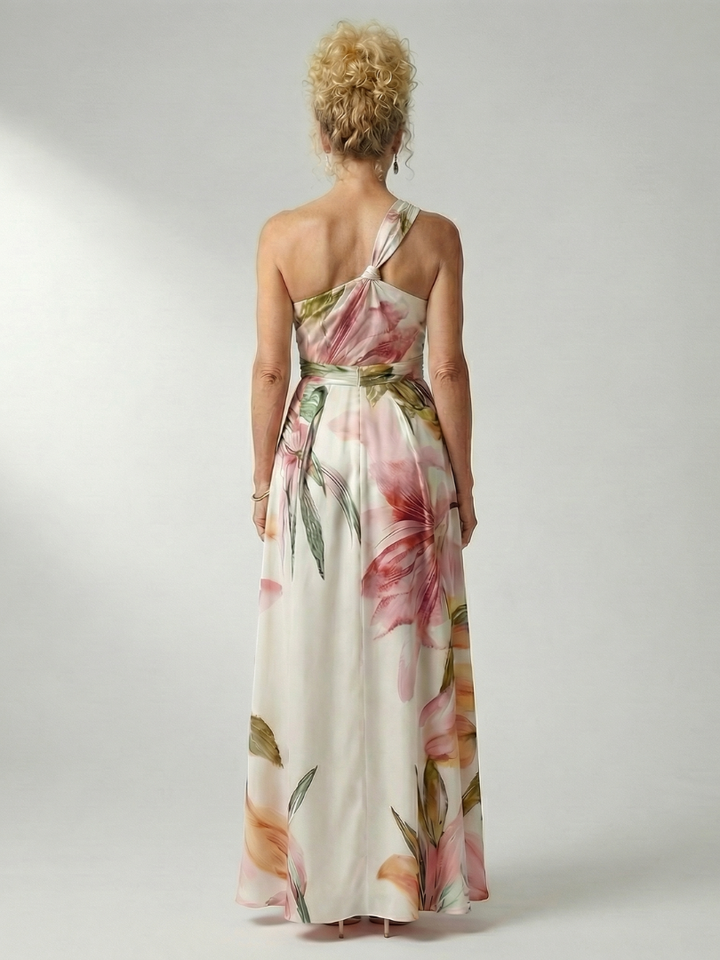 Amiel Light Floral Maxi Dress - Elena Harper