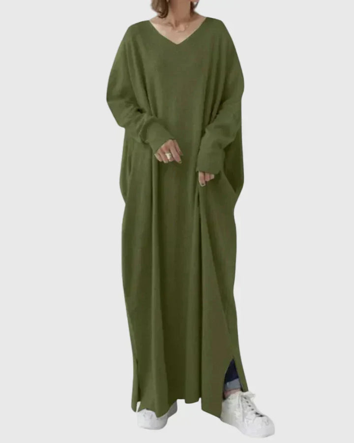 Gryelle Sophisticated Maxi Dress, view 3 - Elena Harper