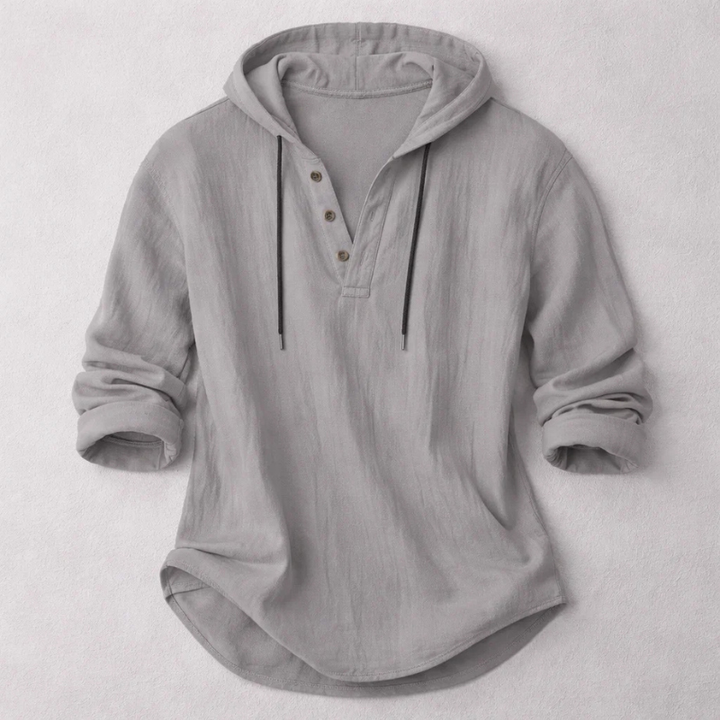LAURENT MONACO | ELEGANT HOODED SHIRT FOR MEN