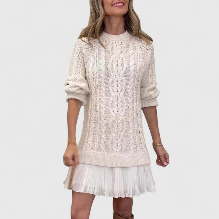 Ashlyndora™  |  Elegant Sweater Dress