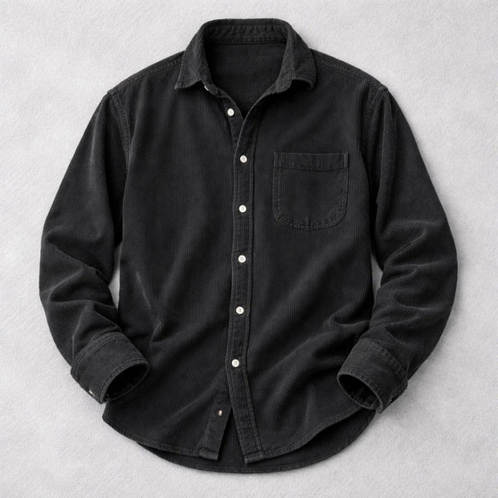 Classic Corduroy Shirt for Men - Elena Harper