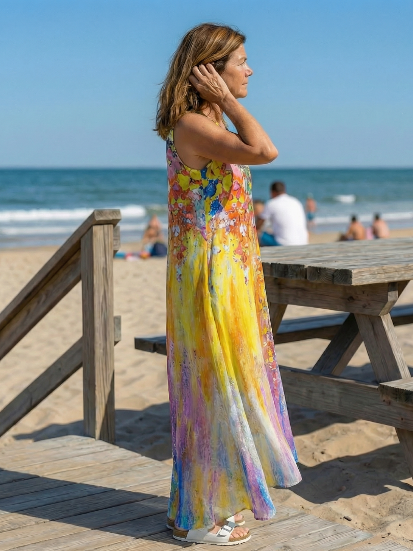 Alina™  |  Open Air Maxi Dress