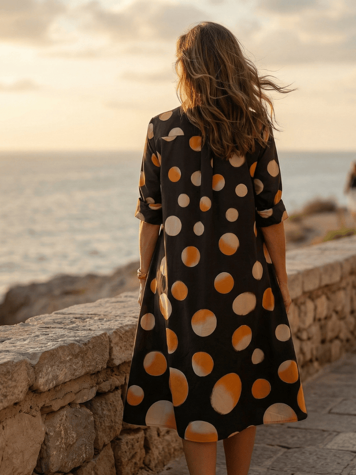 Vespera™  |  Sunset Dot Dress
