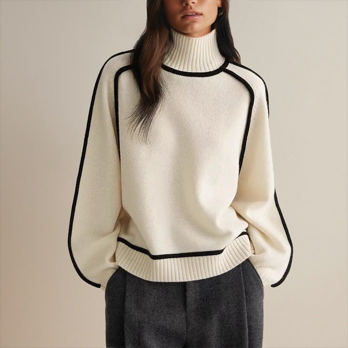 Alba Women's Soft Knit Sweater, view 5 - Elena Harper