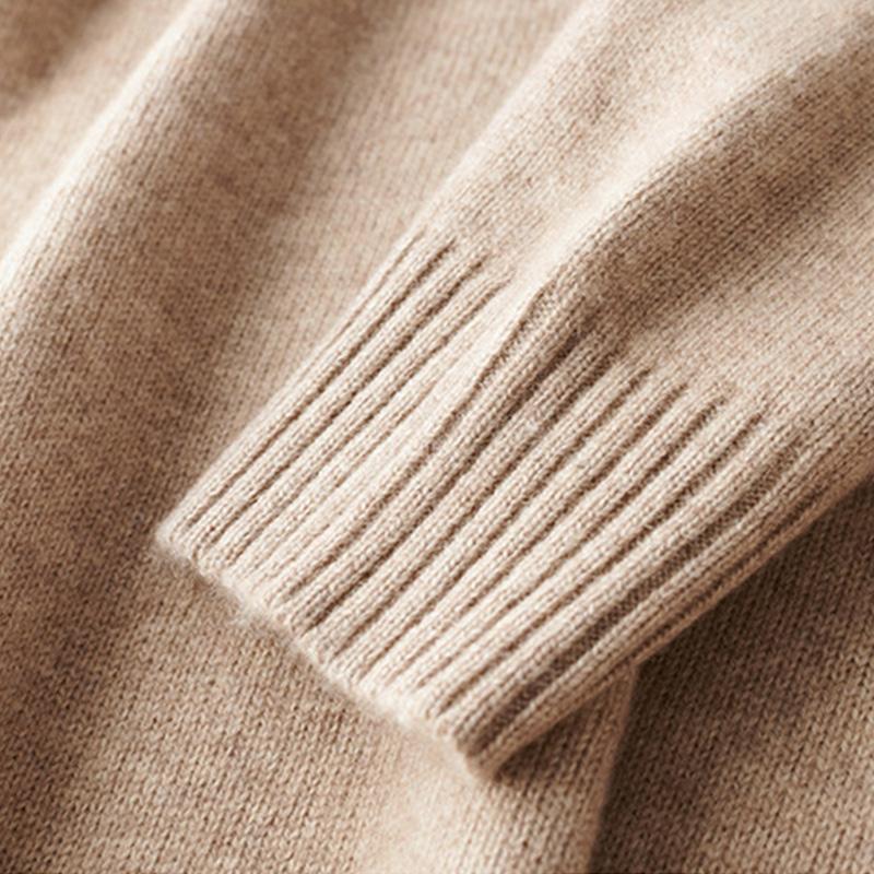 Effortless Comfort Zip Sweater - Elena Harper