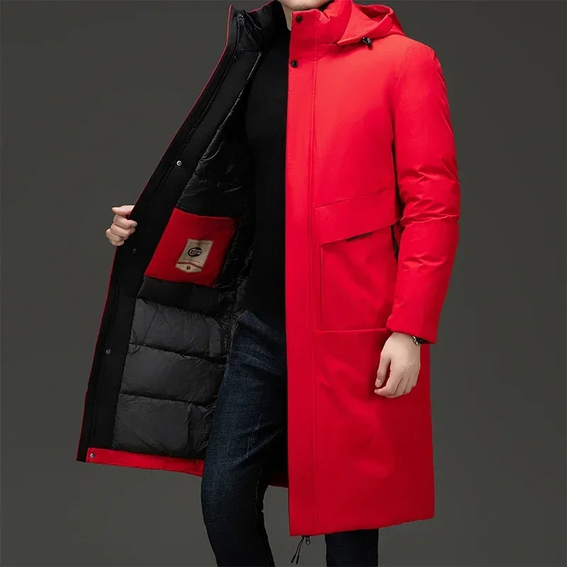 Men's Hooded Long Coat | Ultimate Winter Warmth & Style