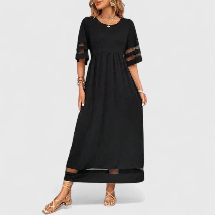 Elegant Delymarina™ midi dress by Emma & Rose Cape Town, featuring a flowing silhouette and stylish design.