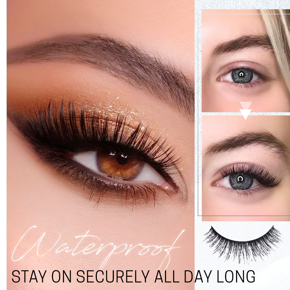 AquaLash™ Self-Adhesive, Reusable, Waterproof Eyelashes