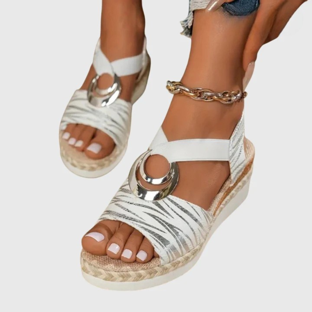 Olalla | Women's Wedge Sandals with Adjustable Strap