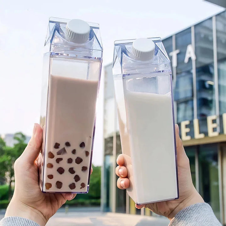 1+1 FREE | DrinkerCarton™ - Acrylic Milk Carton Water Bottles [Last Day Discount]