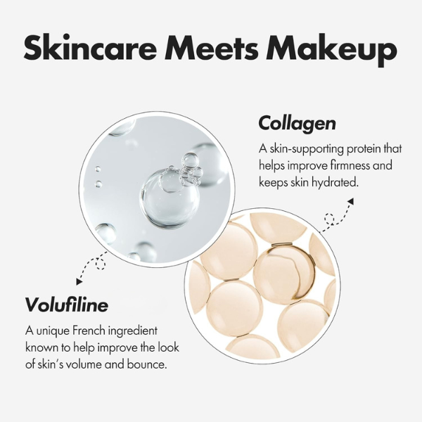 1+1 FREE GlowMorph Perfect complexion without shade searching Intelligent foundation with brush, view 4 - Elena Harper
