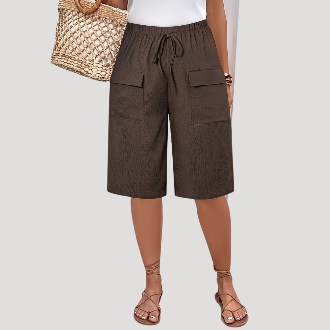 Heather | Women's Elasticated Waist Summer Shorts