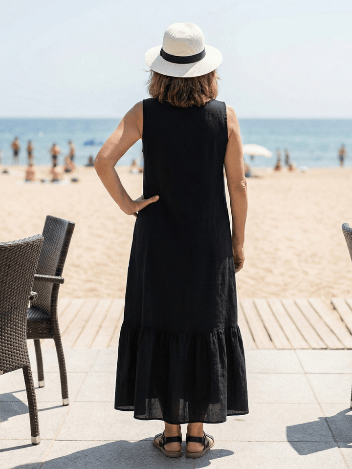 Ismerie™  |  Easy Drape Midi Dress