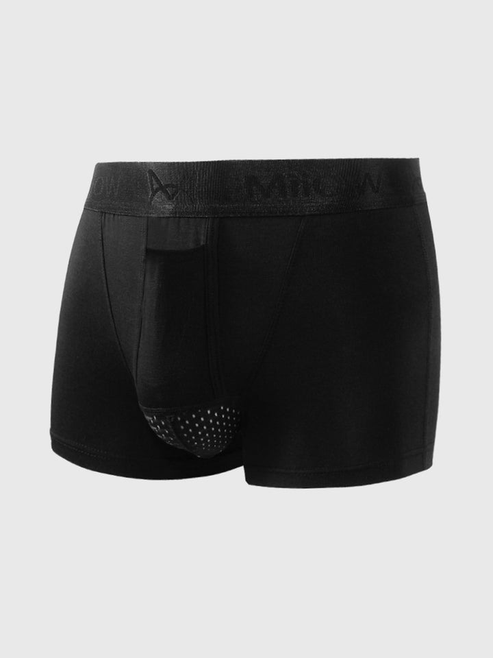 Offer 3 Pack M's Dual Pouch Boxers, view 2 - Elena Harper