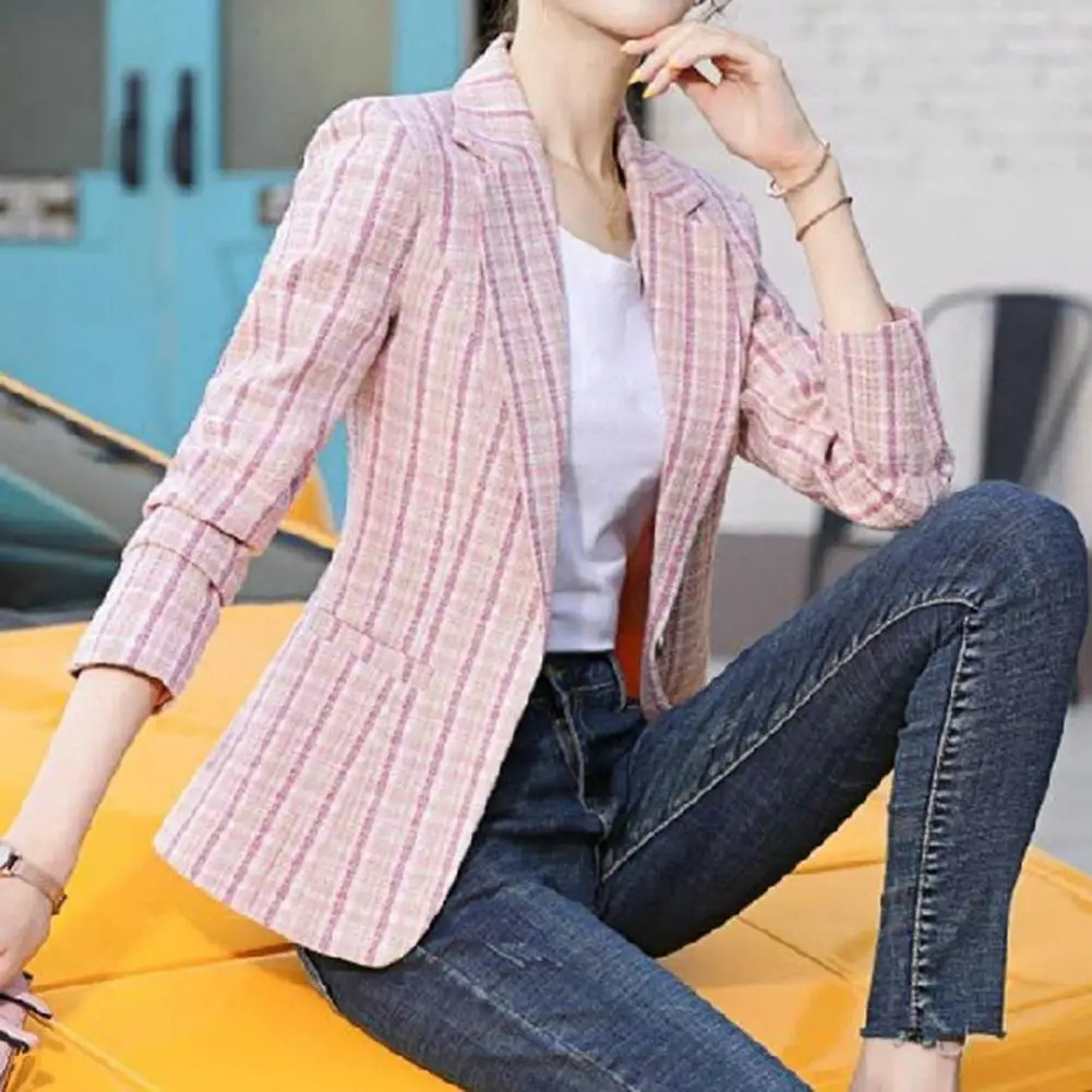 Anna | Women's Casual Blazer with Single-Button Design for the Office